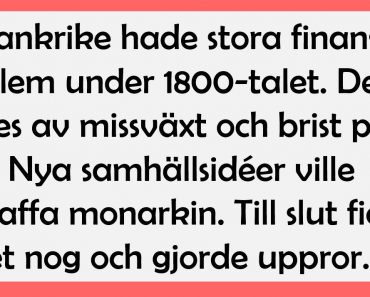 Franska Revolutionen – Sammanfattning