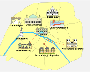 Lista och kartor över stadsdelar i Paris (arrondissement)